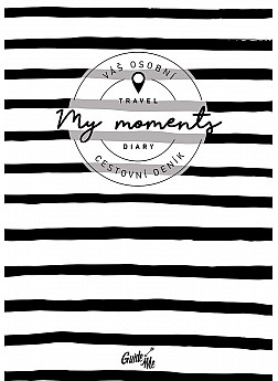 Cestovní deník My Moments / pruhovaný