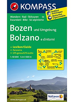 Bozen u. Umgebung/Bolzano e dintorni, D/I  54