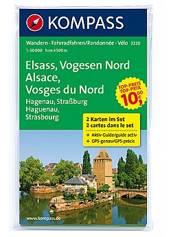 Elsass/Vogesen Nord (sada 2 mapy), D/F  2220