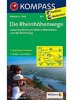 Die Rheinhöhenwege zwischen Bonn und Mainz/Wiesbaden und der Rheinsteig  829