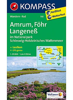 Amrum, Föhr, Langeneß im Nationalpark Schleswig-Holsteinisches Wattenmeer mit St