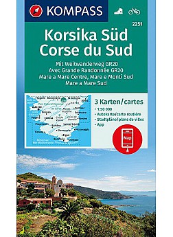 Korsika Süd (sada 3 mapy)  2251