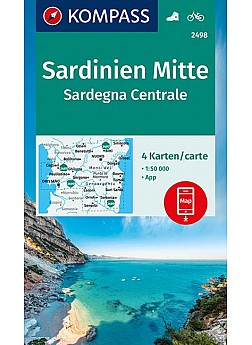 Sardinien Mitte, Sardegna Centrale (sada 4 map)  2498