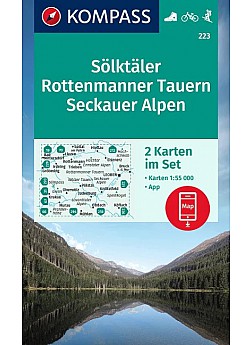 Sölktäler, Rottenmanner Tauern, Seckauer Alpen (sada 2 map)  223