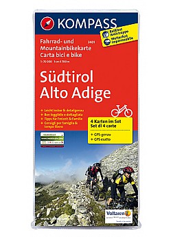Südtirol (sada 4 mapy)  3401