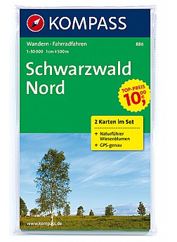 Schwarzwald Nord (sada 2 mapy)  886