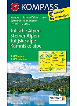 Julische Alpen/Julijske alpe - Steiner Alpen/Kamniske alpe  2801