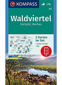 Waldviertel, Kamptal, Wachau (sada 2 mapy) 203