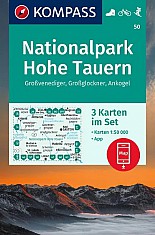 NP Hohe Tauern, Großvenediger, Großglockner, Ankogel (sada 3 map)  50