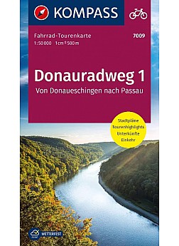 Donauradweg 1, von Donaueschingen nach Passau  7009
